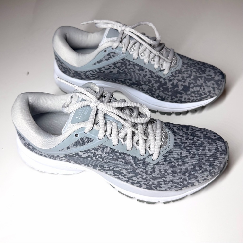 Brooks Women’s Launch 5 Gray Patterned Athletic Running Sneakers Size- 8 M - Picture 5 of 9